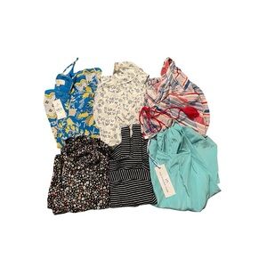 Multiples Women’s Tank Tops - Teal, Blue, Cream, Black, Stripe, Floral Mix